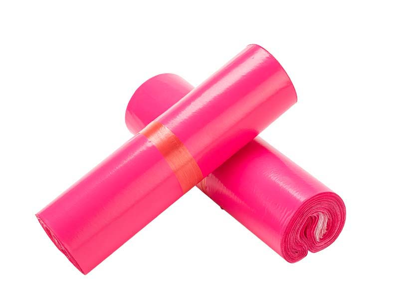 辉县玫红色快递袋-02